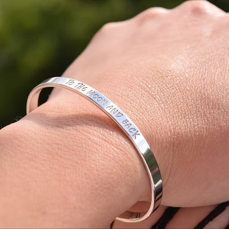 Personalized Coordinate Bracelet – Custom Jewelry Gift for Friends & Bridesmaids