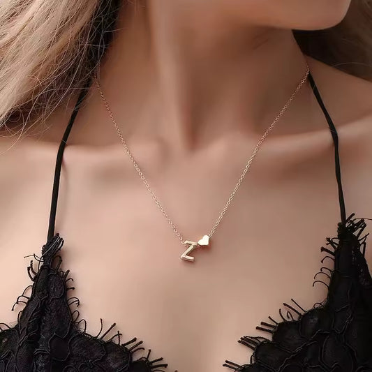Women’s Dainty Initial Pendant
