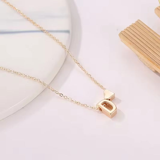 Women’s Dainty Initial Pendant