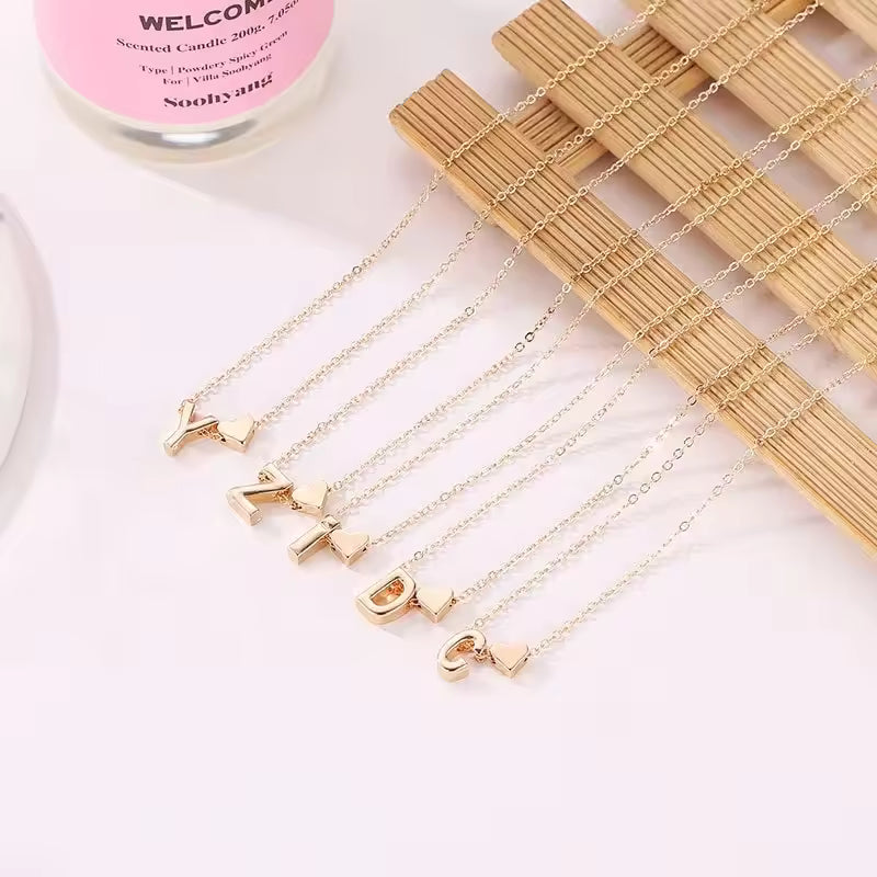 Women’s Dainty Initial Pendant