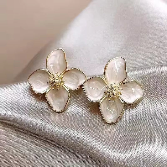 Korean Retro Flower Earrings – Fashion Jewelry Gift