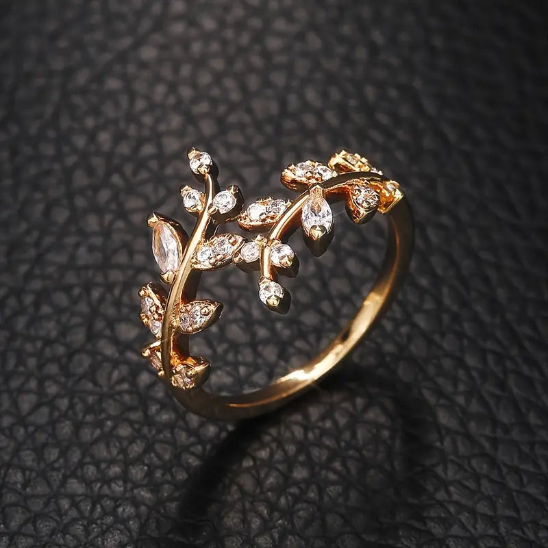 Elegant Vine Style Ladies Ring – Trendy Fashion Jewellery