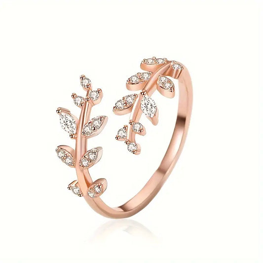 Elegant Vine Style Ladies Ring – Trendy Fashion Jewellery