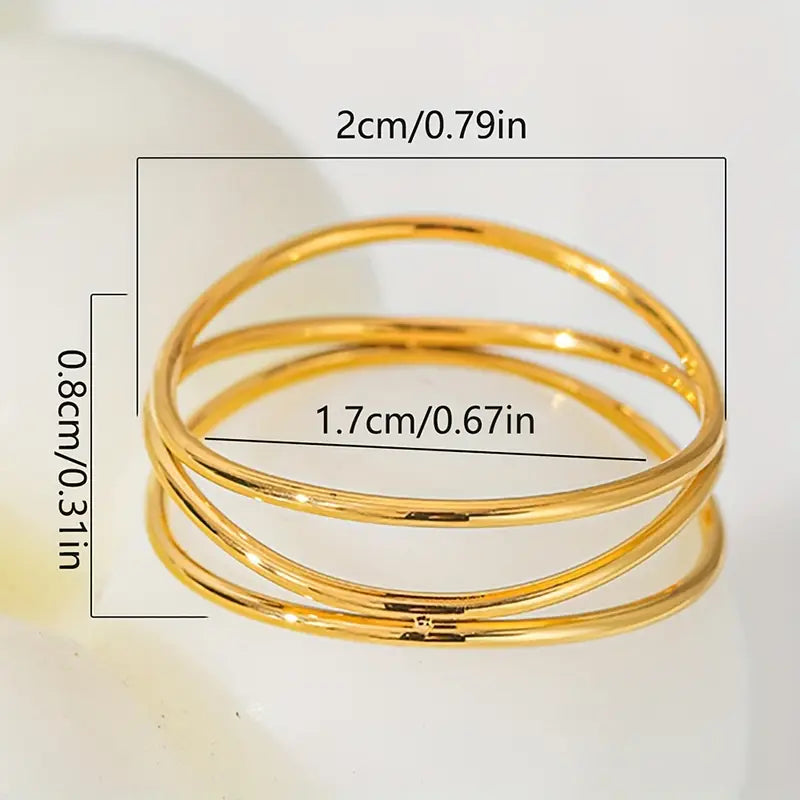 Nooxian 18K Gold Plated Women’s Ring