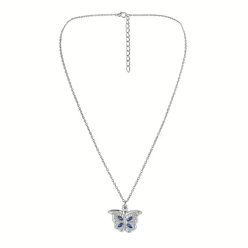 Openable Butterfly Pendant Necklace – Valentine’s Day Gift
