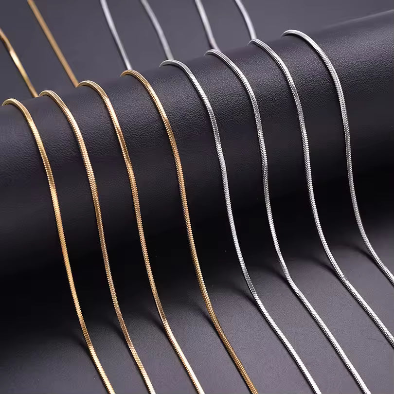 Snake Chain Necklace for Men & Women | Durable Stainless Steel