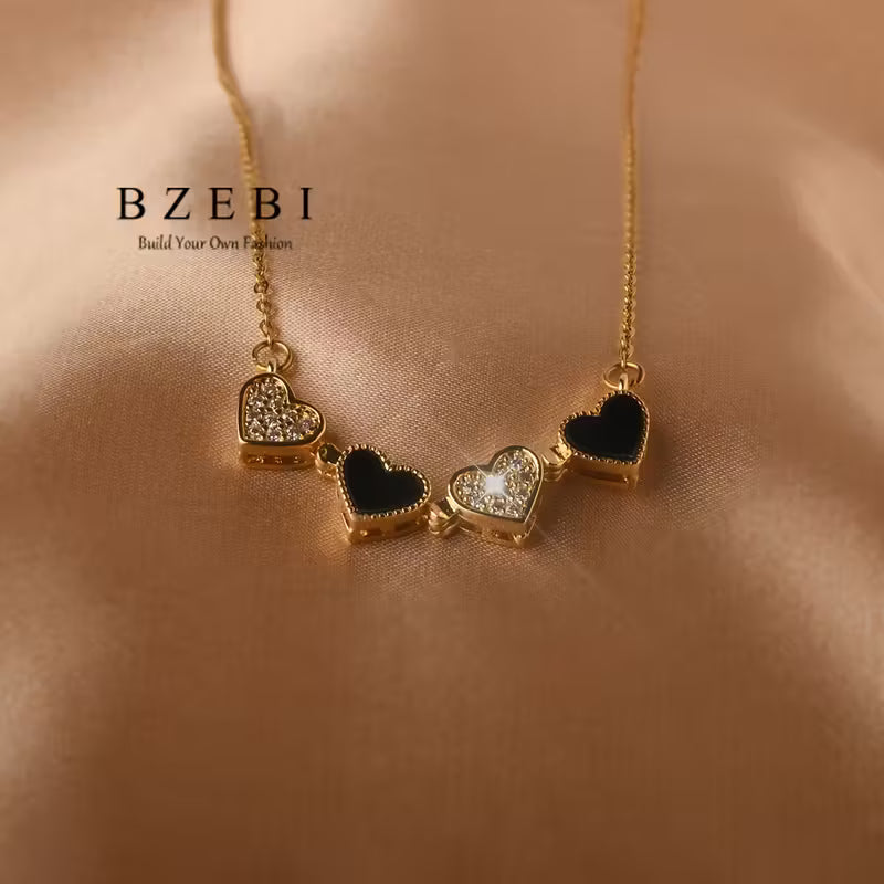 Sparkling Zirconia Necklace – Adjustable Gift Jewellery