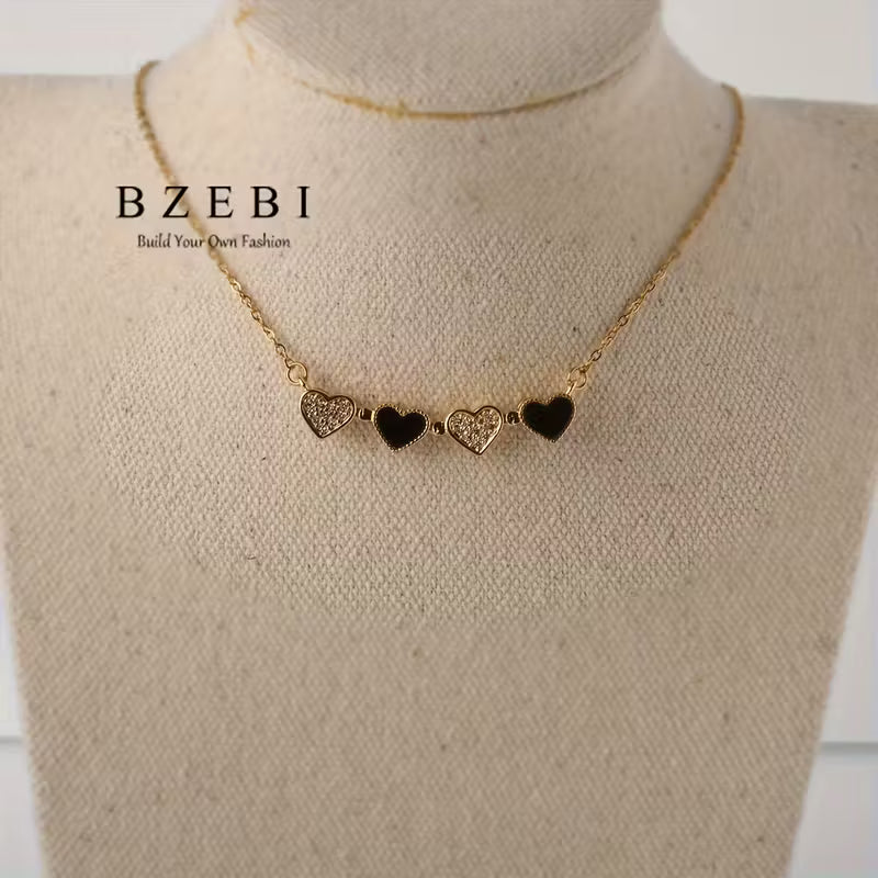 Sparkling Zirconia Necklace – Adjustable Gift Jewellery