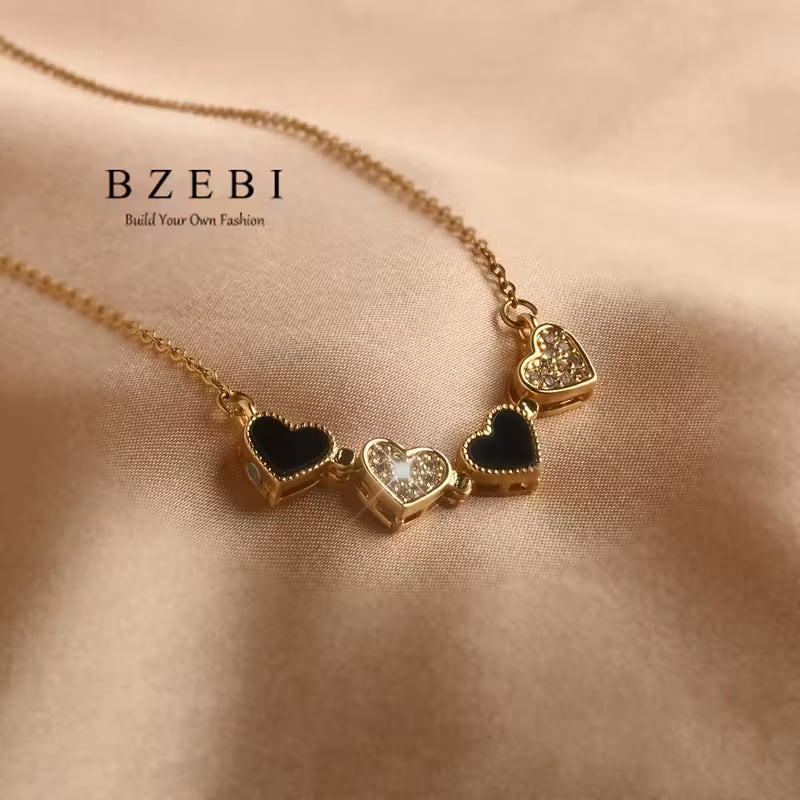 Sparkling Zirconia Necklace – Adjustable Gift Jewellery