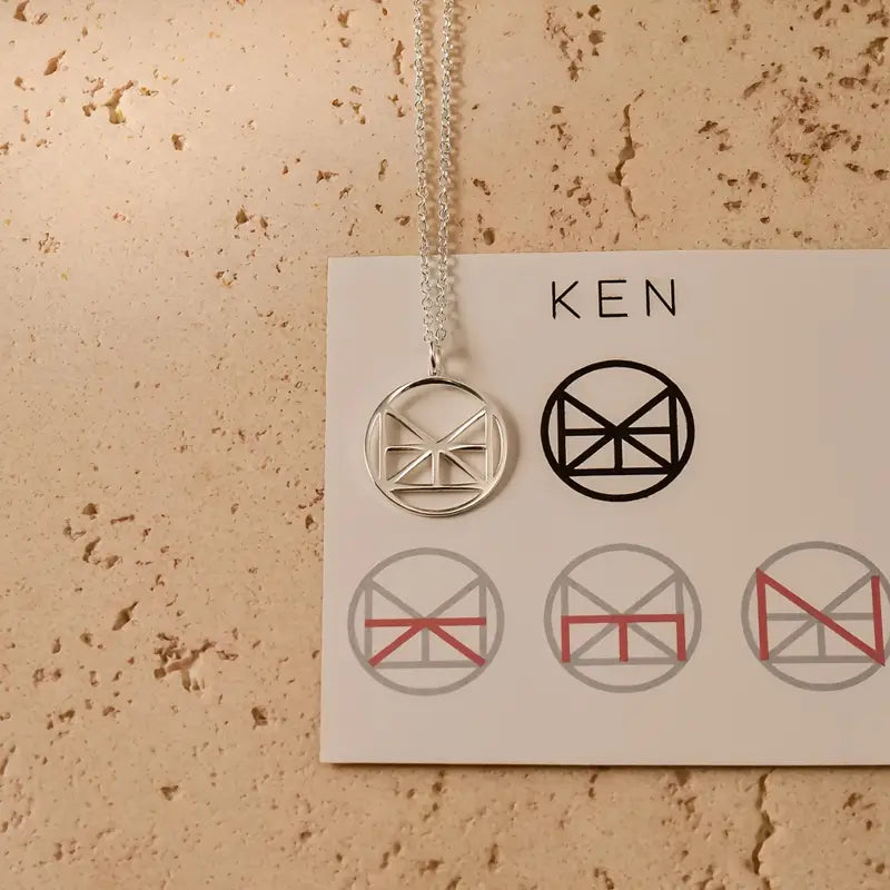 Elegant Custom Name Necklace – Minimalist Geometric Jewellery Gift for Women