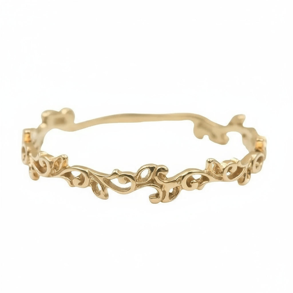 Vintage Silver Ring – Elegant Retro Asymmetric Design for Women