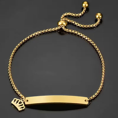 Engraved Name Bracelet or Anklet – Custom Jewelry for Men & Women