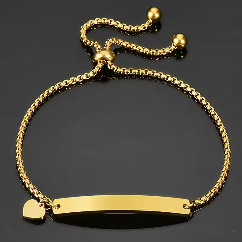 Engraved Name Bracelet or Anklet – Custom Jewelry for Men & Women