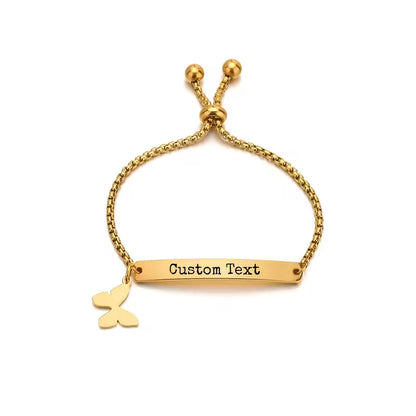Engraved Name Bracelet or Anklet – Custom Jewelry for Men & Women
