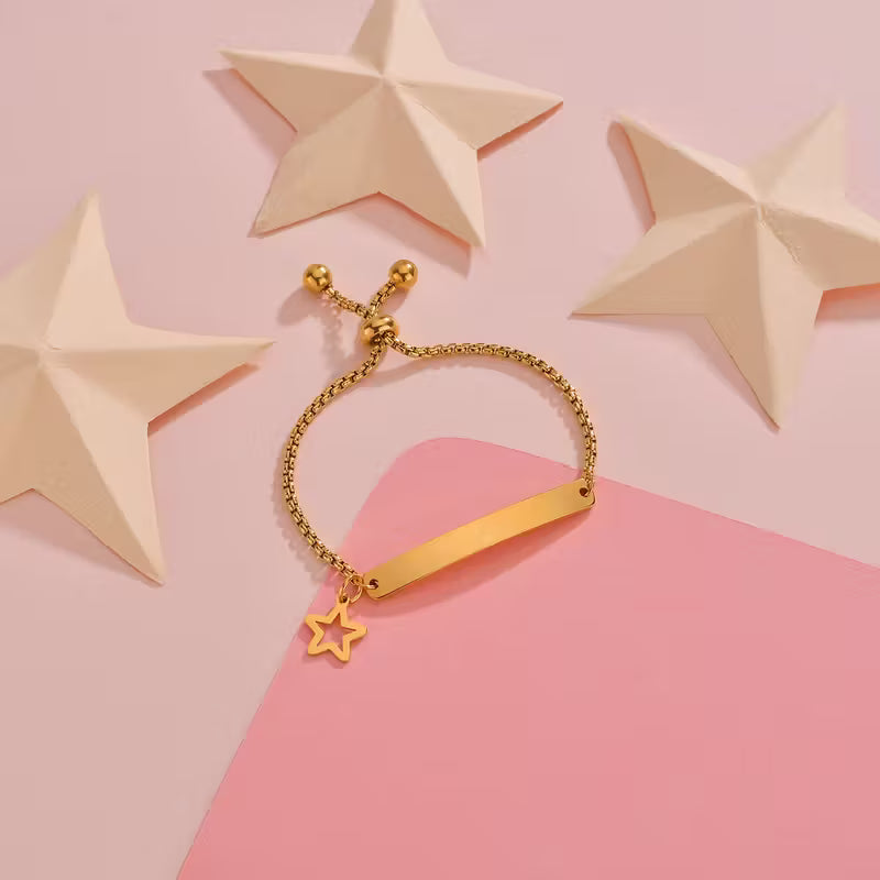Engraved Name Bracelet or Anklet – Custom Jewelry for Men & Women