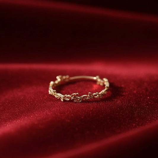 Vintage Silver Ring – Elegant Retro Asymmetric Design for Women