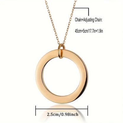 Personalized Halo Necklace – Engraved Y2K Jewellery Gift
