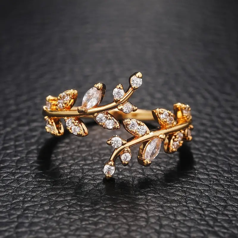 Elegant Vine Style Ladies Ring – Trendy Fashion Jewellery