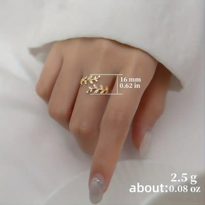 Elegant Vine Style Ladies Ring – Trendy Fashion Jewellery