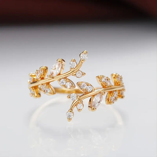 Elegant Vine Style Ladies Ring – Trendy Fashion Jewellery