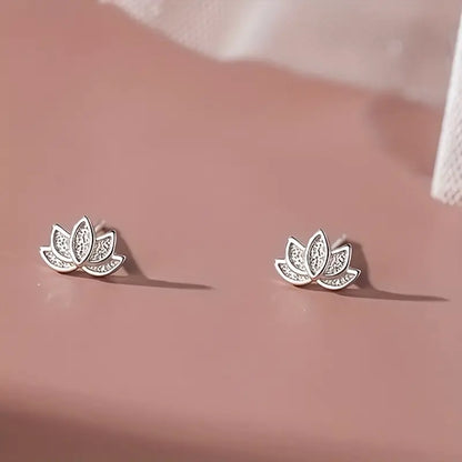 Elegant Lotus Earrings | Hypoallergenic Fashion Jewellery