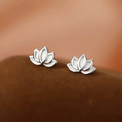 Elegant Lotus Earrings | Hypoallergenic Fashion Jewellery