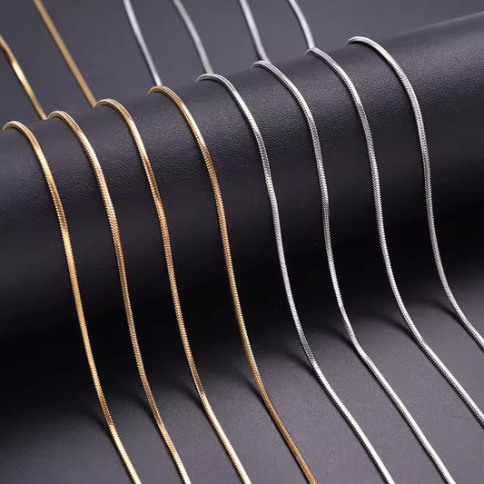 Snake Chain Necklace for Men & Women | Durable Stainless Steel