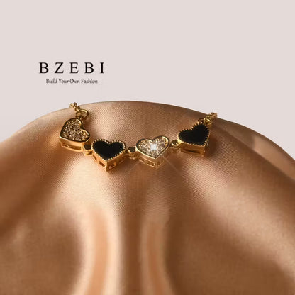 Sparkling Zirconia Necklace – Adjustable Gift Jewellery