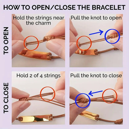 Custom Engraved Leather Bracelet – Unique Statement Jewellery for His/her