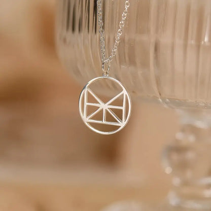 Elegant Custom Name Necklace – Minimalist Geometric Jewellery Gift for Women