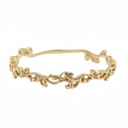 Vintage Silver Ring – Elegant Retro Asymmetric Design for Women